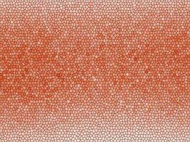 A mosaic-style pattern with irregular polygonal shapes in warm tones, transitioning from dark orange to light peach. vector