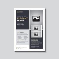 Modern Real Estate Flyer Template vector