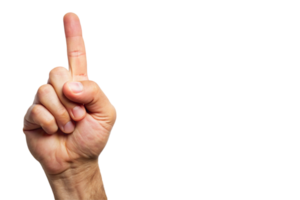 Finger pointing towards vote with a checkmark, representing decision-making and voter participation png