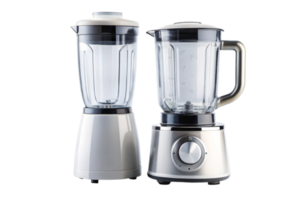 silver blender with multiple functions, ideal for blending, chopping, and food processing in a modern kitchen png