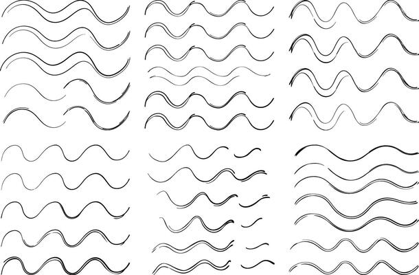 Bold Hand Drawn Brush Stroke Pack