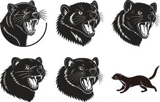 Tasmanian Devil Design Bundle vector