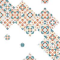 Islamic Geometric Ornament on Abstract Diagonal Composition with Shadow Textured vector