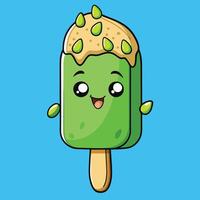 Cute fabulous ice cream illustration vector