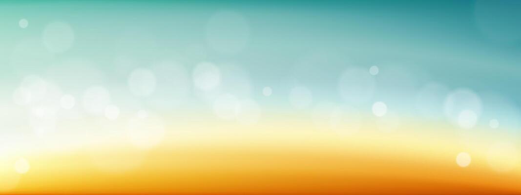 Background color gardient orange,yellow and green pastel,Spring background with blurry abstract bokeh light and smooth line of sunlight reflection, backdrop for Summer holiday or Autumn banner