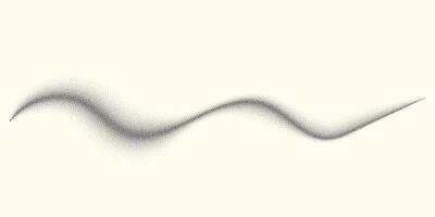 Dotwork wave pattern background. Black grunge noise stipple dots hills. Sand grain effect. Black dots grunge wave banner. Abstract shape noise dotwork pattern. Stochastic dotted hills vector