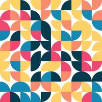 Geometric Bauhuas Pattern Colorful, Geometric background, Geometric Pattern Seamless, Modern Pattern Texture, Vintage Colors, Colorful vector