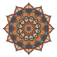 Elegant Ornamental Mandala Print with Unique Abstract Mandala Shape vector