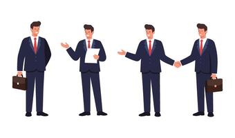 Financial Growth Chart Analysis in Business Meeting Presentation vector
