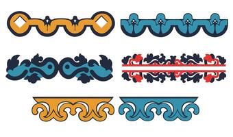 Decorative Pattern Borders for Stylish Ornamental Border Design Collection Themes vector
