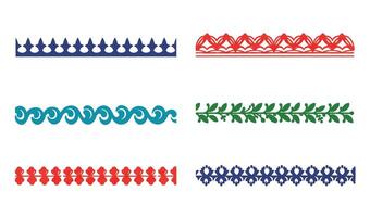 Timeless Ornamental Border Design Collection with Elegant Border Elements vector