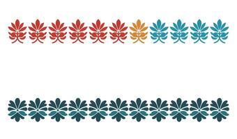 Elegant Floral and Geometric Borders for Timeless Decorative Pattern Borders vector