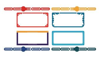 Ornamental Border Design Collection Featuring Timeless Artistic Border Elements vector