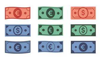 Payment Wallet Wealth Icons for Secure Shopping and Digital Transactions vector