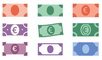Payment Wallet Wealth Icons for Digital Commerce and Secure Transactions vector