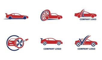 Car Service Logo with Sleek and Fast Design for Auto Businesses vector