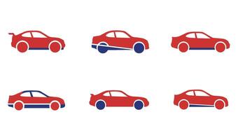 Racing Car Logo with Speed Lines for High-Performance Branding vector