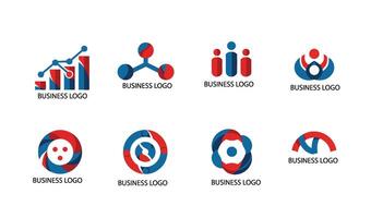 Dynamic Business Logo Set with Futuristic Style vector