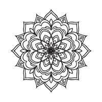 Intricate Mandala Line Art with Aesthetic and Decorative Design for Personal Projects vector