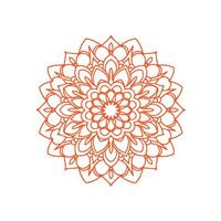 Intricate Mandala Outline with Abstract and Floral Pattern for Home vector