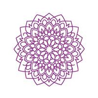 Mandala Line Art Illustration with Elaborate and Symmetrical Designs for Printing vector