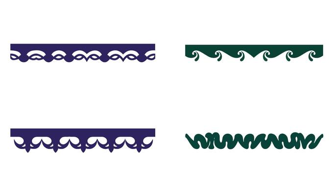 Ornamental Border Design Collection with Elegant Floral and Geometric Borders