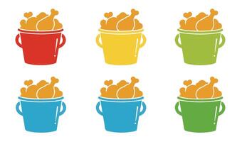 Fast Food Chicken Delight for Every Occasion vector