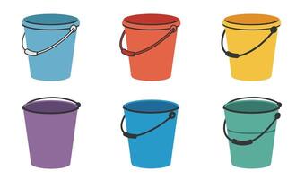 Cleaning Supply Bucket for Efficient Organization vector