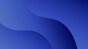Abstract Blue Wave Pattern with Gradient Curves and Flowing Design vector