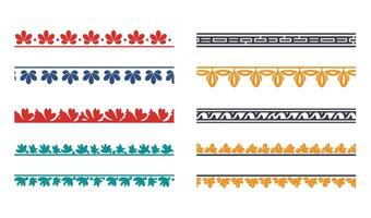 Decorative Pattern Borders Featuring Vintage Border Ornament and Classic Styles vector