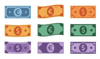 Payment Wallet Wealth Icons Depicting Secure Online Transactions vector