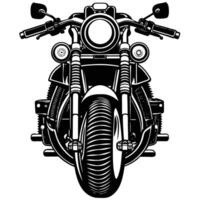 Generative AIGenerated Image of a Motorcycle Front View vector