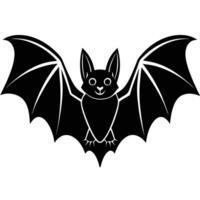 Flattened Bat Displayed on a Pristine White Background vector