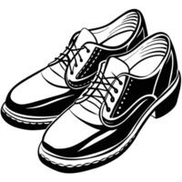 HandSketched Shoe Set Concept Design with Realistic Mockups vector