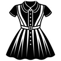 Assortment of Womens Clothing Items Displayed on a Pristine White Background vector