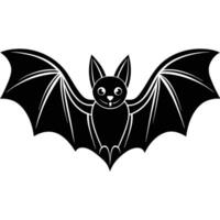Flattened Bat Lying on a White Surface in Detail vector