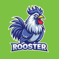 Vibrant Gradient Logo Depicting a Colorful Rooster in a Modern Style vector