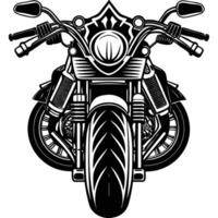 Rendering of a Motorcycle from the Front View vector