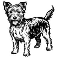 Sketch Set of a Dog Isolated on a White Background vector