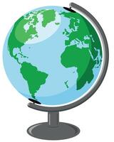Cartoon Globe Circular World Illustration, Round Planet Design Element vector