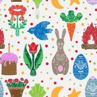 Easter. bunny fabric, custom fabric vector