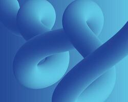 abstract blue with overlapping blurry wavy shape modern futuristic background vector