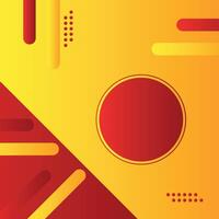Colorful Red and yellow background. Modern futuristic gradient abstrac circle shape background vector