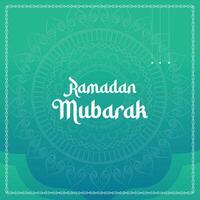 Flat Modern design ramadan kareem background vector