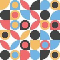 Simple Abstract Bauhaus Pattern vector