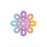 Mandala with floral patterns. Ethnic mandala with colorful tribal ornament vector