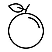 Outline nance fruit icon for web design isolated on white background vector