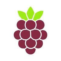 Loganberry icon isolated on white background for your web and mobile app design, Berry logo concept. vector