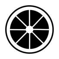 Lime flat icon. Pictogram for web page, mobile app, promo vector