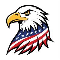 Fierce Eagle Head Illustration vector